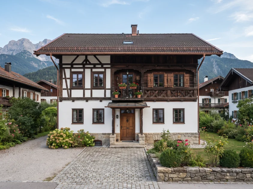 Altbaufassade nach der Sanierung